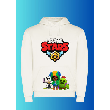 Sudadera Brawl Stars - Disfruta del Estilo y Comodidad con León, Spike y Miko