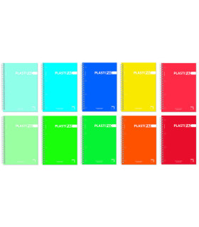 Bloc 4º 80H 90GR Cuadro 4mm PP Plastipac - Alta Calidad Escolar | Albithinia