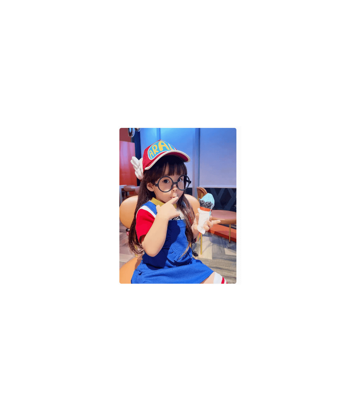 Disfraz de Arale para niños | Cosplay completo y de alta calidad | Albithinia