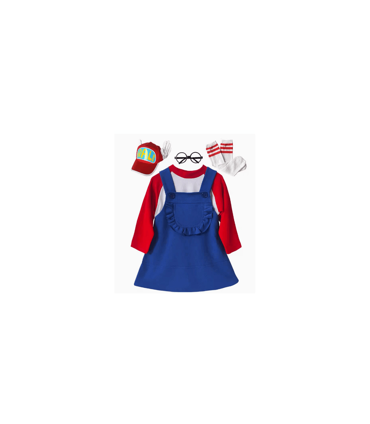 Disfraz de Arale para niños | Cosplay completo y de alta calidad | Albithinia