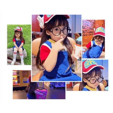 Disfraz de Arale para niños | Cosplay completo y de alta calidad | Albithinia