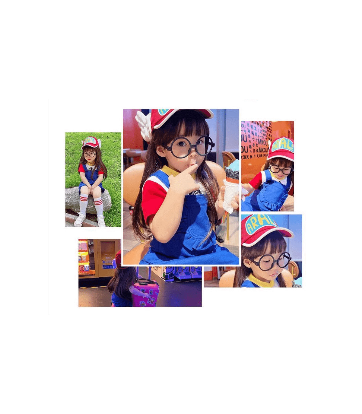 Disfraz de Arale para niños | Cosplay completo y de alta calidad | Albithinia