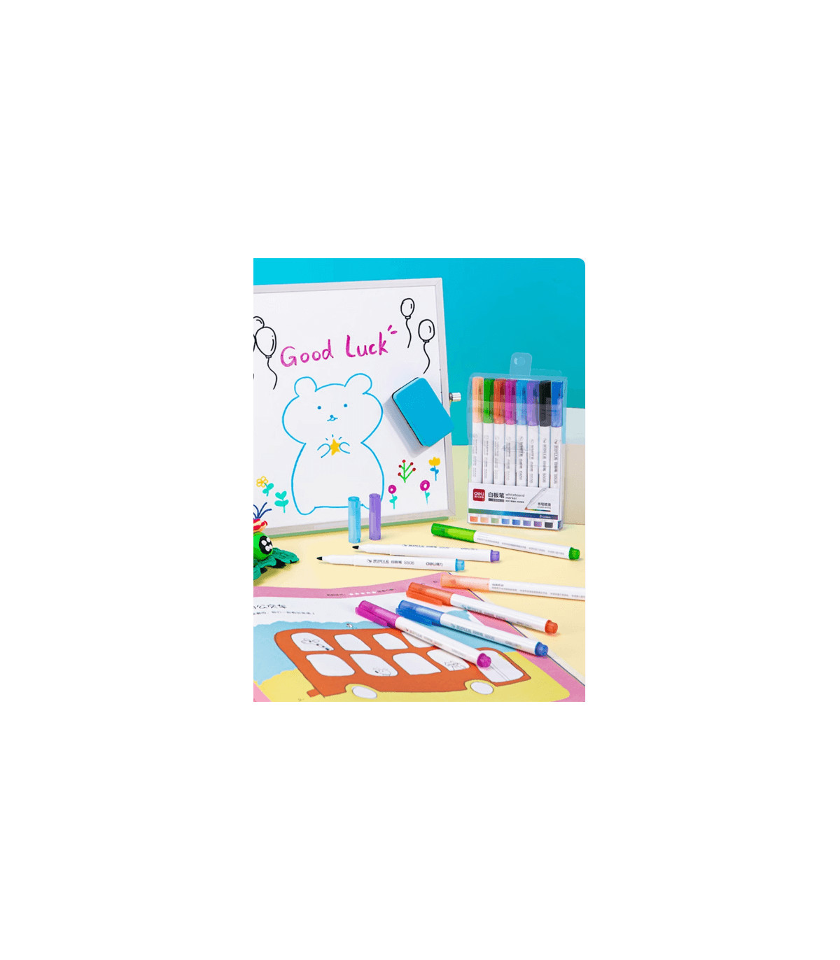 Dibuja y haz que tus creaciones floten en agua con estos rotuladores mágicos. Perfectos para actividades creativas y educativas.