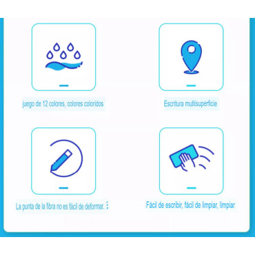 Dibuja y haz que tus creaciones floten en agua con estos rotuladores mágicos. Perfectos para actividades creativas y educativas.