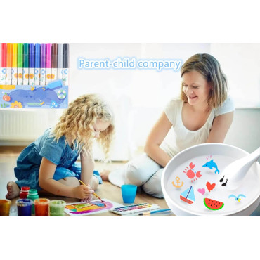 Dibuja y haz que tus creaciones floten en agua con estos rotuladores mágicos. Perfectos para actividades creativas y educativas.