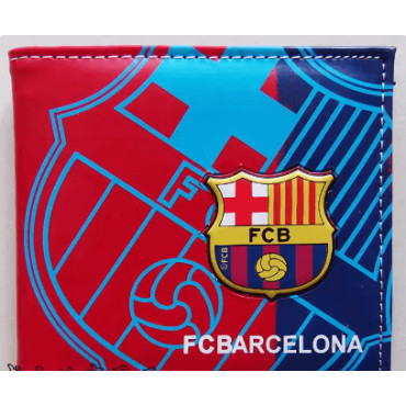 Carteras de hombre de piel del Real Madrid y El Barcelona