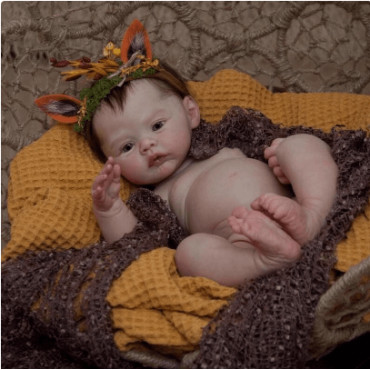 Muñeca de bebé simulada de Silicona de 49 cm