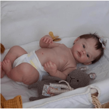 Muñeca de bebé simulada de Silicona de 49 cm