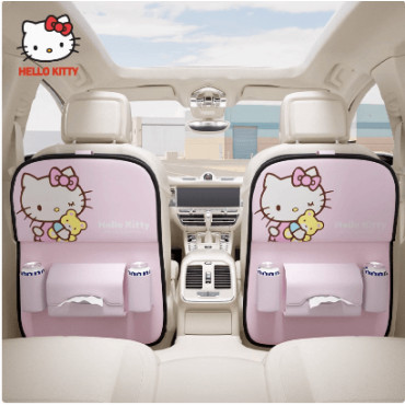 ¡Organiza tu Coche con Estilo! Bolsa Hello Kitty para Respaldo de Asiento