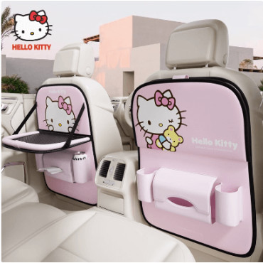 ¡Organiza tu Coche con Estilo! Bolsa Hello Kitty para Respaldo de Asiento