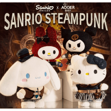 Juguetes Punk de Hello Kitty, Kuromi, Melody, Cinnamoroll