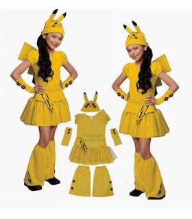 Difraz femenino de Pikachu para el Halloween |Cosplay atractivo y de calidad