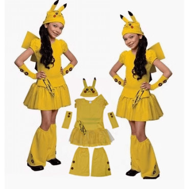 Difraz femenino de Pikachu para el Halloween |Cosplay atractivo y de calidad