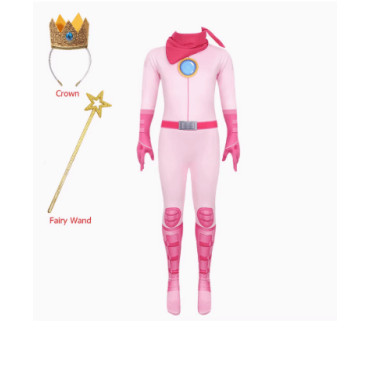 Disfraz de Princesa Peach: ¡La Reina del Reino Champiñón! - Disfraz de Princesa Peach: ¡Salva a Mario