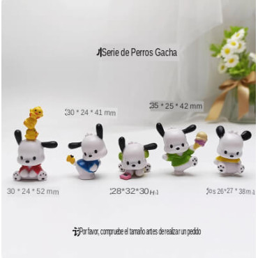 Juego de 5 piezas Sanrio Anime Kuromi, Pochacco Cinnamoroll, melody y Hello Kitty | Alta calidad y belleza