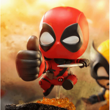 Figuras de Deadpool y Wolverine de Marvel de alta calidad - Figuras de Deadpool y Wolverine de Marvel con detalles realistas