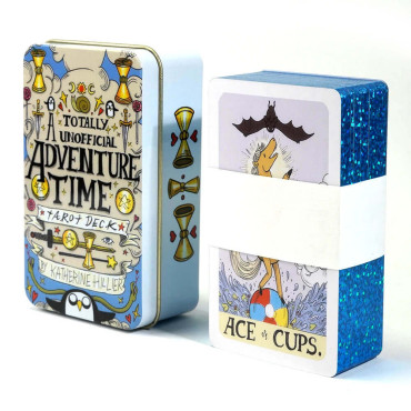 caja de Cartas de tarot con temática de Horas de Aventura |alta calidad y atractivo visual