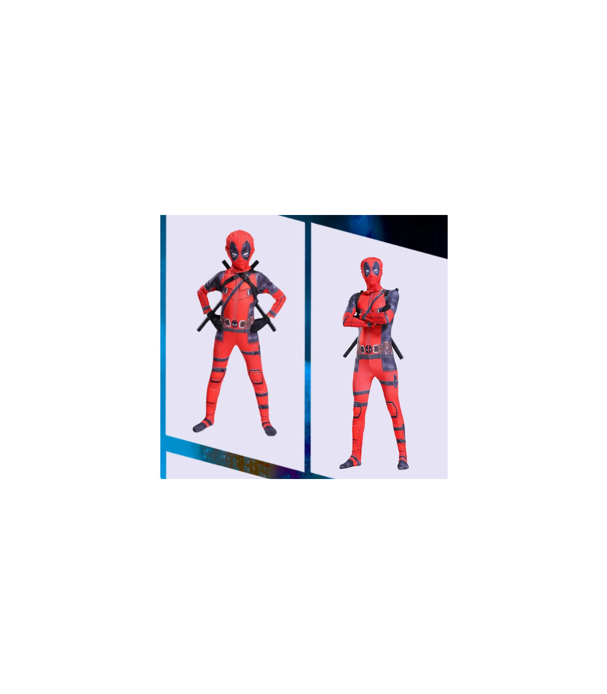 Disfraz de Deadpool Niños: y adultos! ¡Acción y Diversión !💥🎉