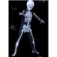 Disfraz de esqueleto para Halloween, apto para niños y adultos, con diseño cómodo y transpirable