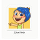 Rollo de Pegatinas de personajes Emocionales: 500 pegatinas de chicas superpoderosas, Intensamente, Doraemon y Usashi