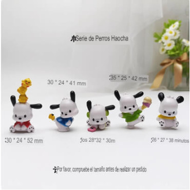 Decora con estilo tu habitación o aumenta tu colección de Sanrio con nuestros set de 5 muñecas
