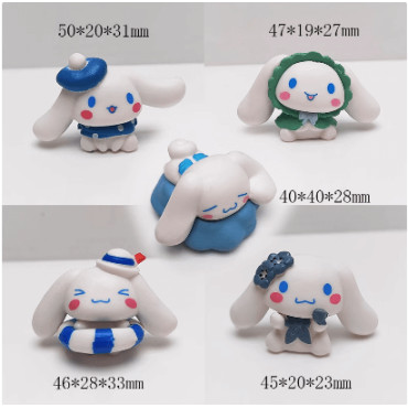 Decora con estilo tu habitación o aumenta tu colección de Sanrio con nuestros set de 5 muñecas