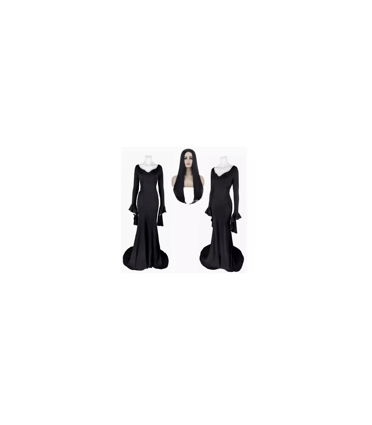 Disfraz de Morticia: La Reina de la Oscuridad y del Halloween