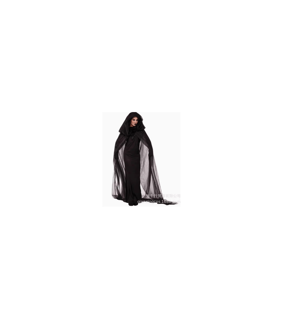 Difraz oscuro y bello de Novia Fantasma de alta calida y elegancia