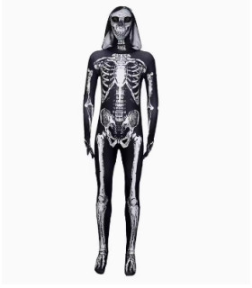 Difraz de alta calidad de esquelo para festividades nocturnas como Halloween