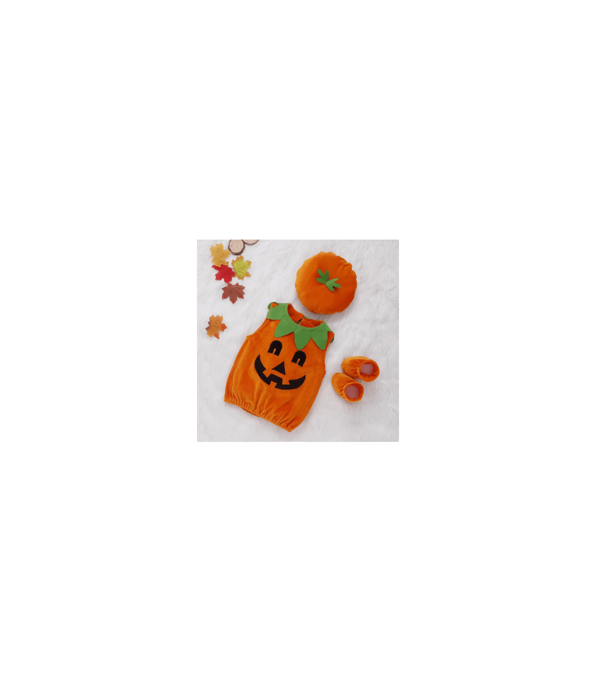 Difraz adorable de Calabaza para bebé | Cosplay cómodo y de alta calidad