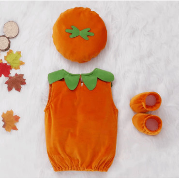 Difraz adorable de Calabaza para bebé | Cosplay cómodo y de alta calidad