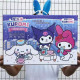 Set de regalos Sanrio con objetos con estampados de Kuromi, Hello Kitty, Cinnamoroll, Melody