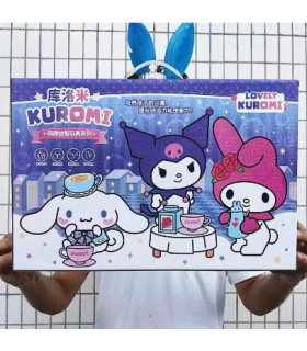 Set de regalos Sanrio con objetos con estampados de Kuromi, Hello Kitty, Cinnamoroll, Melody