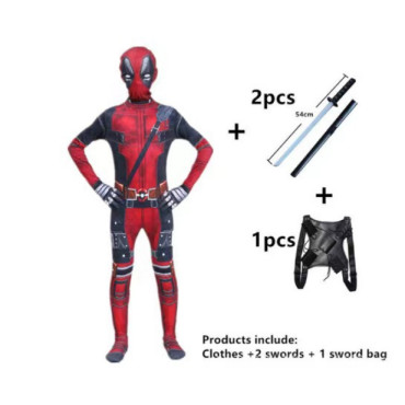 Disfraz de Deadpool Niños: y adultos! ¡Acción y Diversión !💥🎉