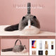 Bolso de Hombro Gato Gris y Blanco: Estilo moderno con un toque felino