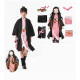 Cosplay de Nezuko de Kimetsu no Yaiba hecho de material de calidad