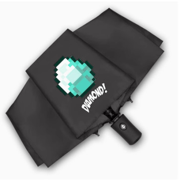 Paraguas de Minecraft: Protección contra la lluvia con estilo