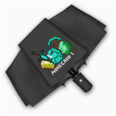 Paraguas de Minecraft: Protección contra la lluvia con estilo