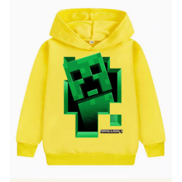 Sudadera Minecraft Cálida y Cómoda de Algodón y Poliester