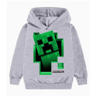 Sudadera Minecraft Cálida y Cómoda de Algodón y Poliester
