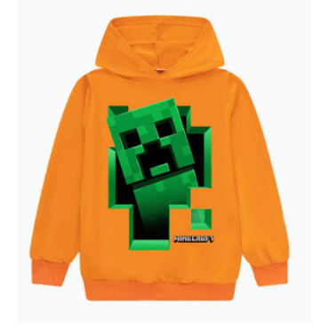 Sudadera Minecraft Cálida y Cómoda de Algodón y Poliester