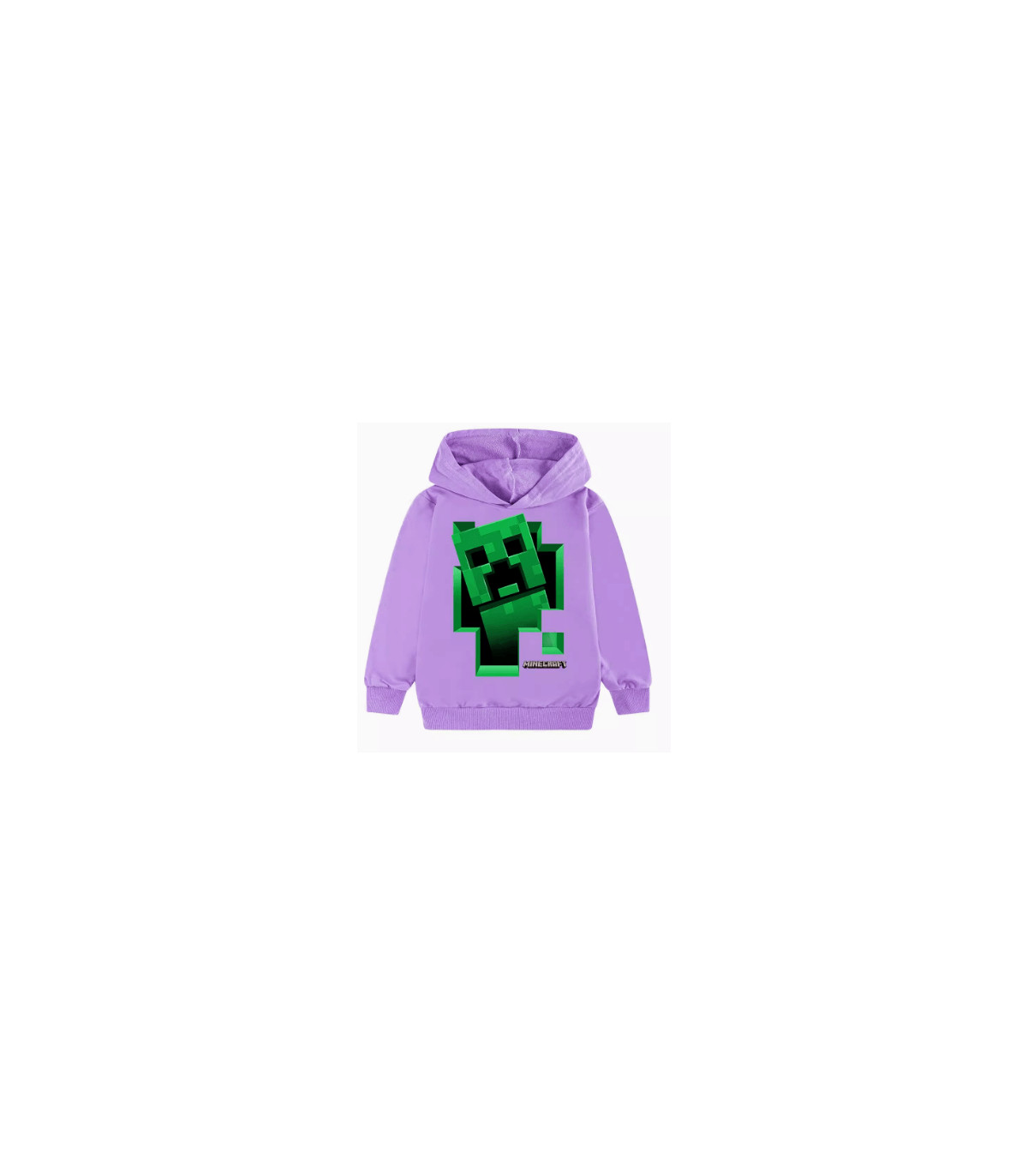Sudadera Minecraft Cálida y Cómoda de Algodón y Poliester
