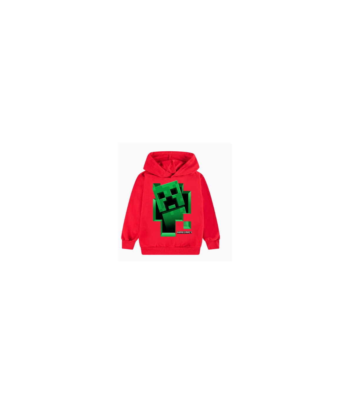 Sudadera Minecraft Cálida y Cómoda de Algodón y Poliester