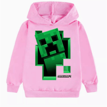 Sudadera Minecraft Cálida y Cómoda de Algodón y Poliester