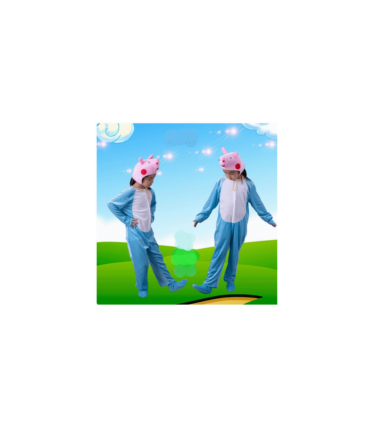 Disfraz de Peppa Pig y George - Peluche para Niños y Adultos