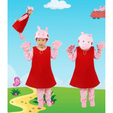 Disfraz de Peppa Pig y George: Peluche Divertido para Niños y Adultos