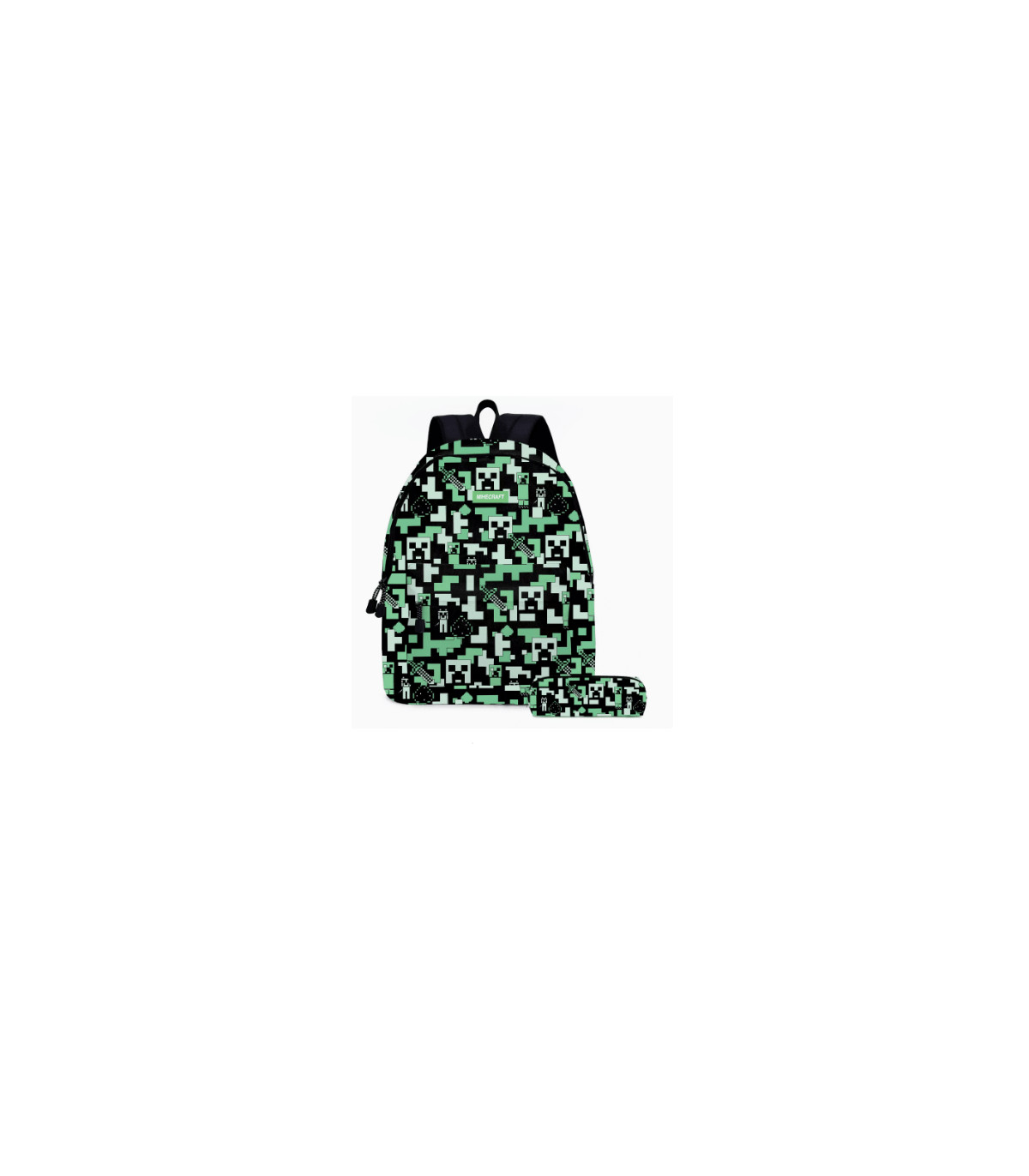 Mochila Minecraft: Aventuras en el Mundo Bloque