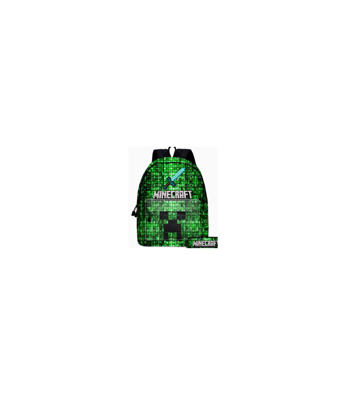 Mochila Minecraft: Aventuras en el Mundo Bloque