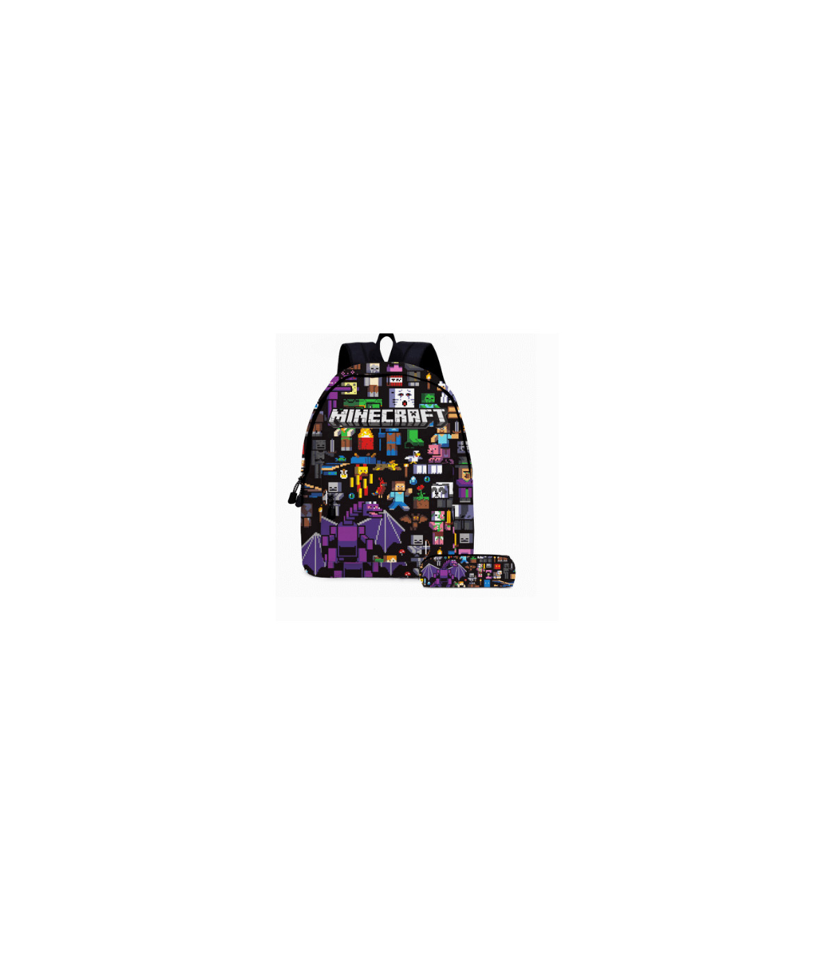 Mochila Minecraft: Aventuras en el Mundo Bloque