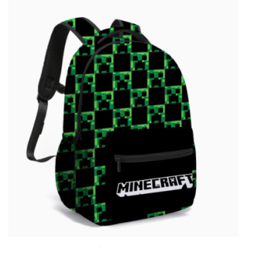 Mochila Minecraft: Aventuras en el Mundo Bloque